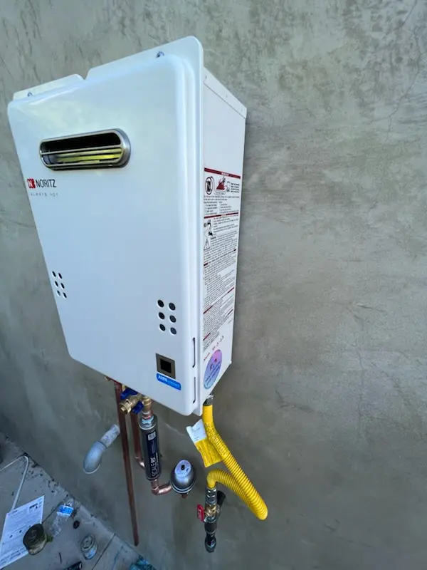 Tankless water heater installation for Franklin homes